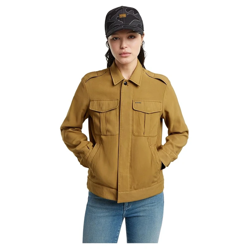 G-Star Women's Officer Jacket 2.0 , Beige (dk fall D25206-D714-1395), L