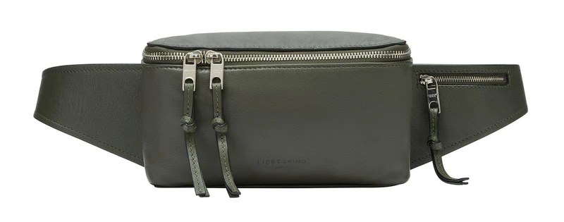 LIEBESKIND Berlin Belt Bag Hera Sheep Natural Beltbag Cypress Green Dark Green - Image 1