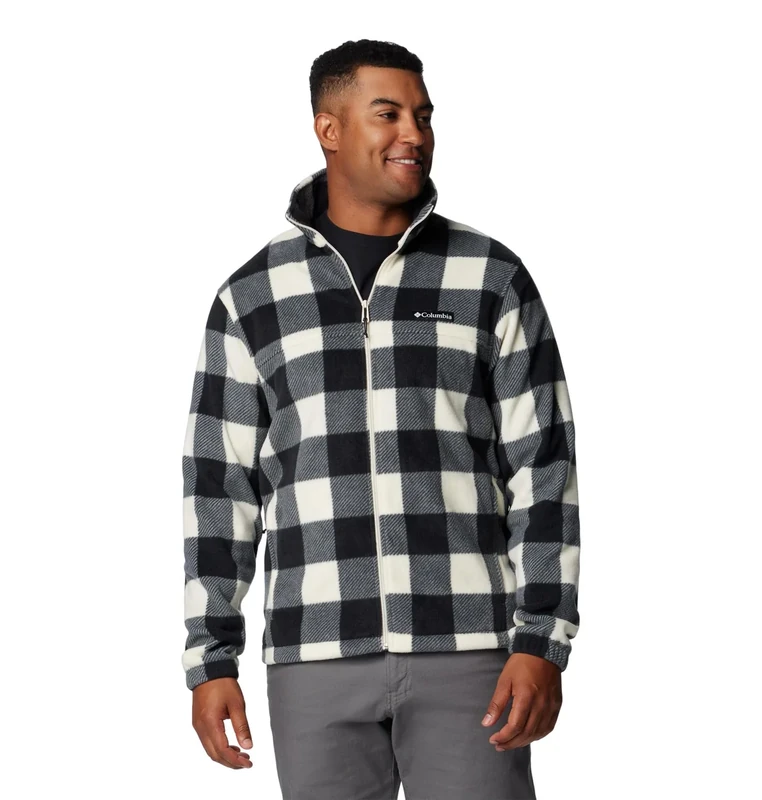 Columbia Men's Printed Fleece Jacket, Steens Mountain