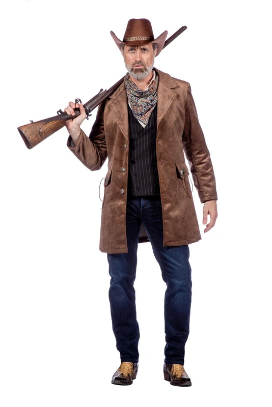 WILBERS & WILBERS 330438-60 Jacke Western Jacket Billy, Solid, Brown, 60 (EU) - Image 1