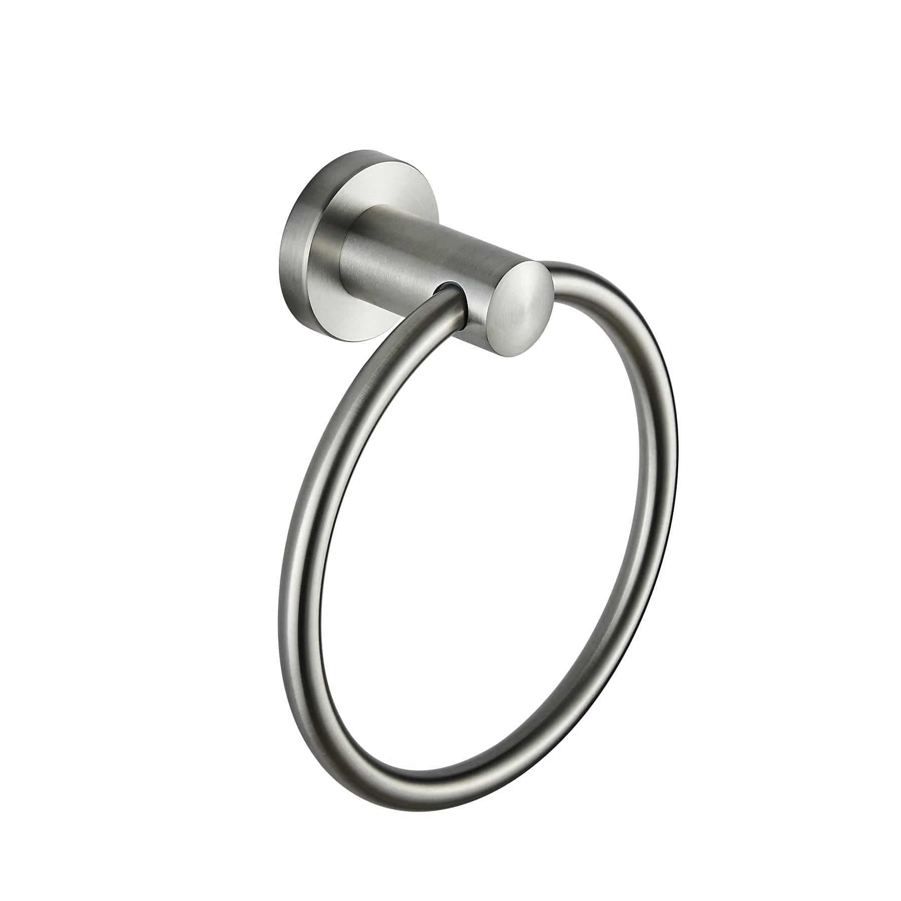 BGL Brushed Towel Ring, 304 Stainless Steel Towel Rail Ring, Wall-mounted Towel Ring for Bathroom