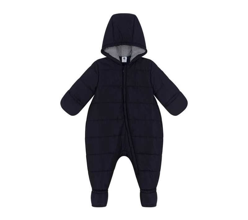 Petit Bateau A0B41 Long Sleeve Combipilot Baby Boys Smoking 3 Months - Image 1