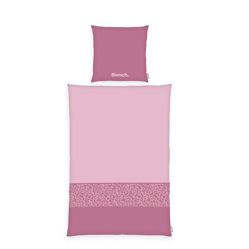 Klaus Herding GmbH Bench Bed Linen, Pillowcase Approx. 80 x 80 cm, Duvet Cover Approx. 135 x 200 cm, with Smooth Zip, 100% Cotton/Renforcé