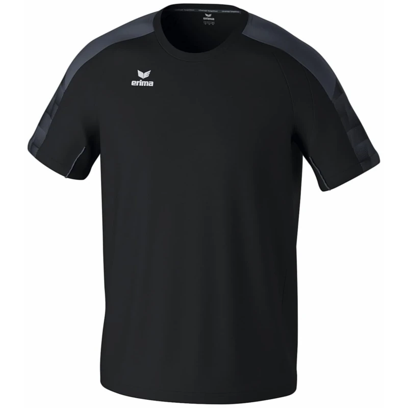 Erima Women's EVO Star Lightweight T-Shirt (1082435), Black/Slate Grey, 34