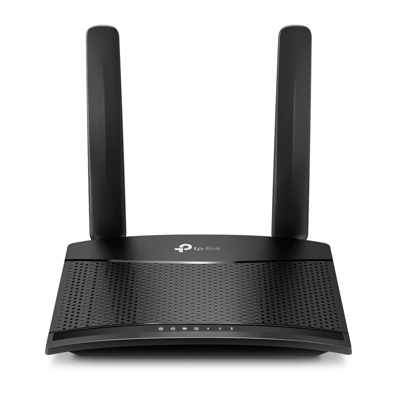 TP-Link TL-MR110 4G LTE WiFi Router N300Mbps, CAT4 Speed Up to 150Mbps, Box 4G SIM, 4G Modem, 2 x SMA for External Antenna, 2 Ethernet Ports, Removable Antennas, Compatible with All Operators
