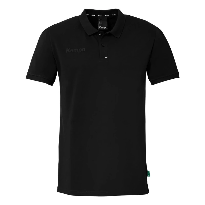 Kempa Men's Prime Shirt Polo Shirt, Black, 14 Years