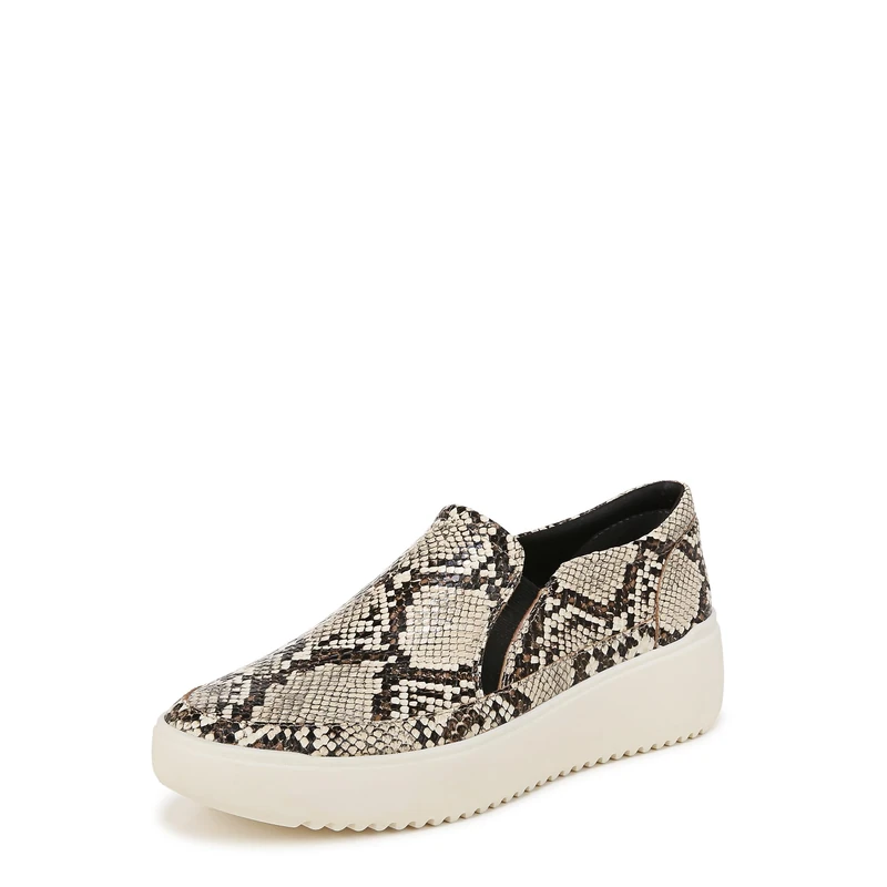 Vionic Women's Loafers & Moccasins - Kearny, Ivory Multi Leather, UK 3.5, Wide Fit