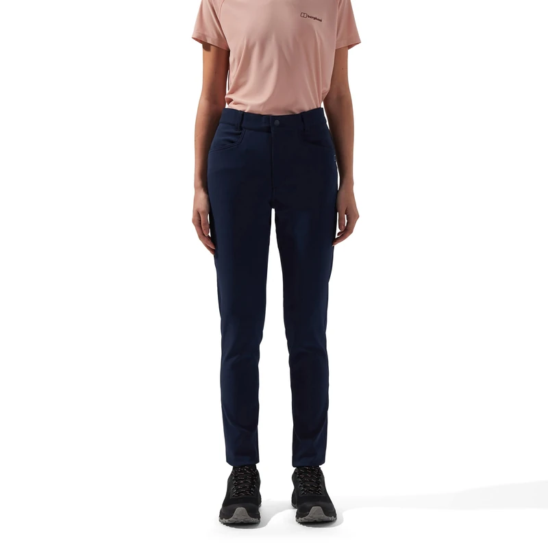 Berghaus Women's Everyday Skinny Stretch Pants | Walking Hiking Trousers | Moisture Wicking | Quick Drying Full Leg Trousers, Dusk, 14 31