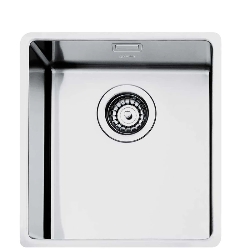 Kitchen Sink Made of Stainless Steel with a Single Bowl from Smeg Mira - Stainless Steel - VFU34SFR