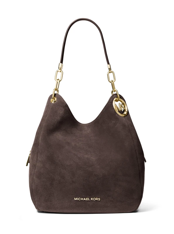 Michael Kors Lillie Large Suede Shoulder Bag