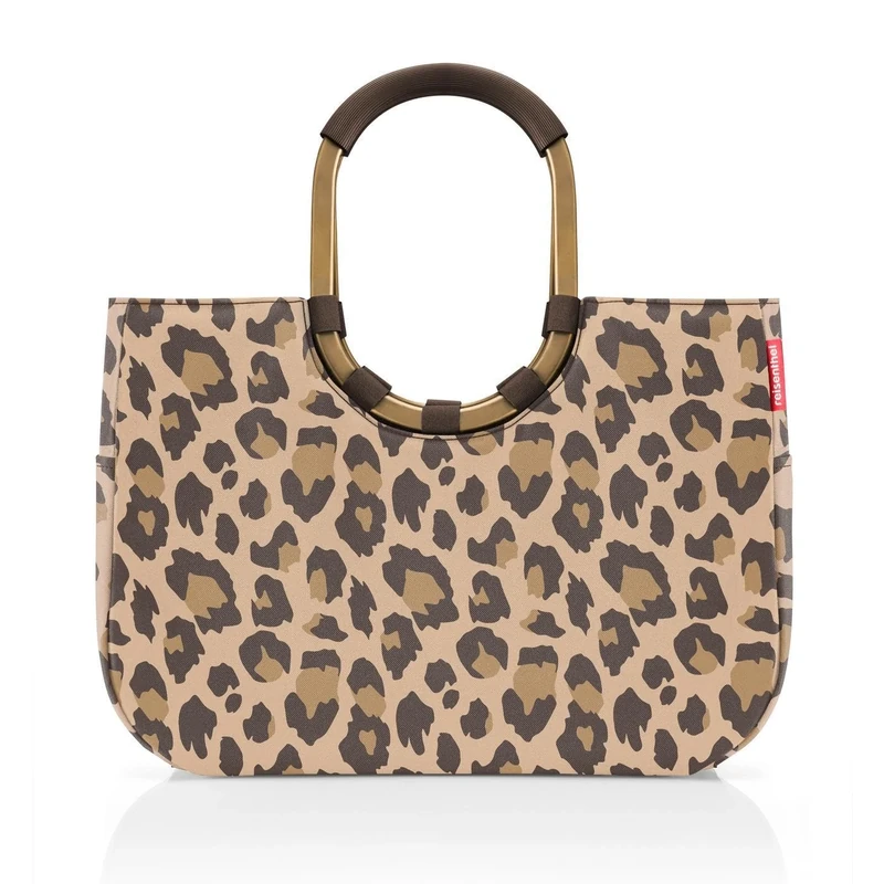 Reisenthel OR6047 LOOPSHOPPER L FRAME LEO MACCHIATO Gym Bag Women's FRAME LEO MACCHIATO Size Unica