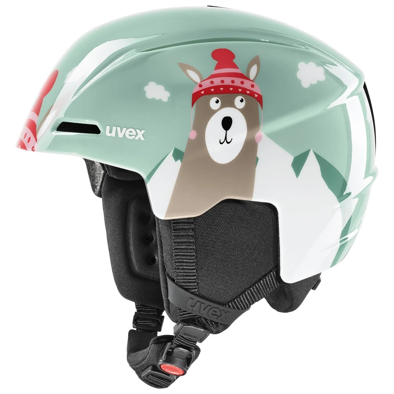 uvex Unisex-Kids, viti ski helmet, jade lama, 51-55 cm