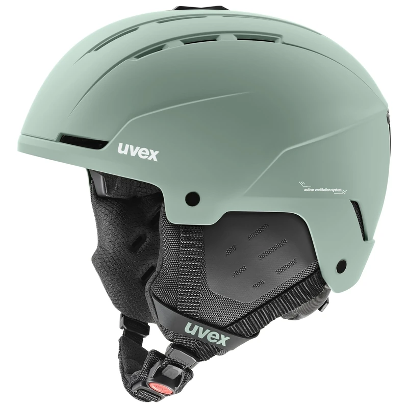 uvex Unisex-Adult, stance ski helmet, oxid green matt, 51-55 cm