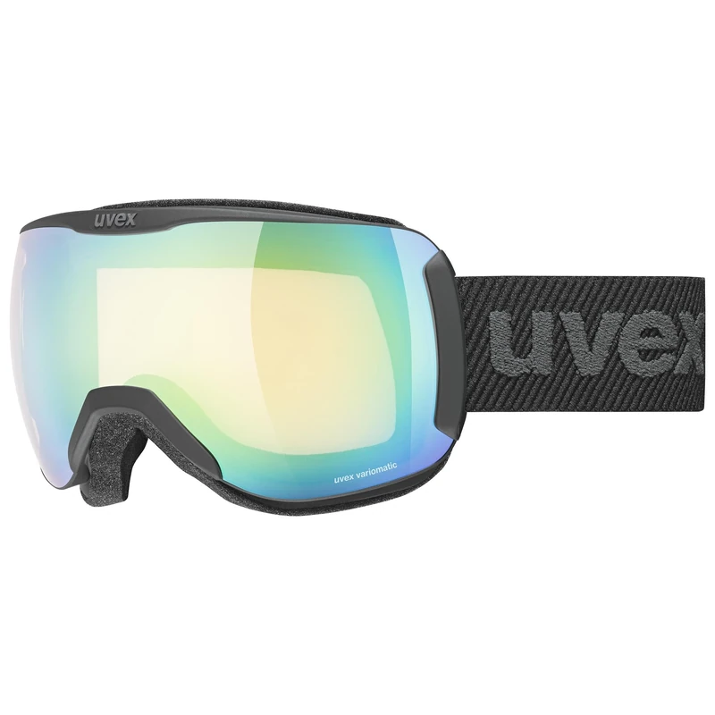 uvex Unisex-Adult, downhill 2100 V ski goggles, black matt, one size