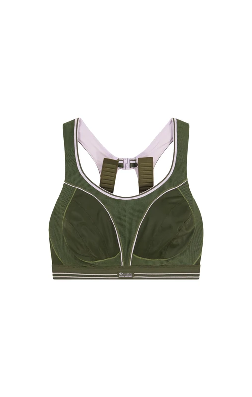 Champion Shock Absorber S5044 Ultimate Run Sports Bra, Forest Green (FON), IT 1E (EU 65E) (UK 30DD) (FR/ES 80E) (US 30E) Women's FW24, Forest Green (Fon), 30E