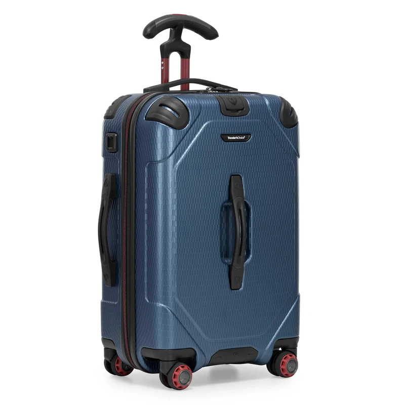 Traveler's Choice Maxporter Ii Hardside Polycarbonate Luggage Suitcase with Spinner Wheels, Navy, 22" Carry-On Luggage, Maxporter Ii Hardside Polycarbonate Luggage Suitcase with Spinner Wheels