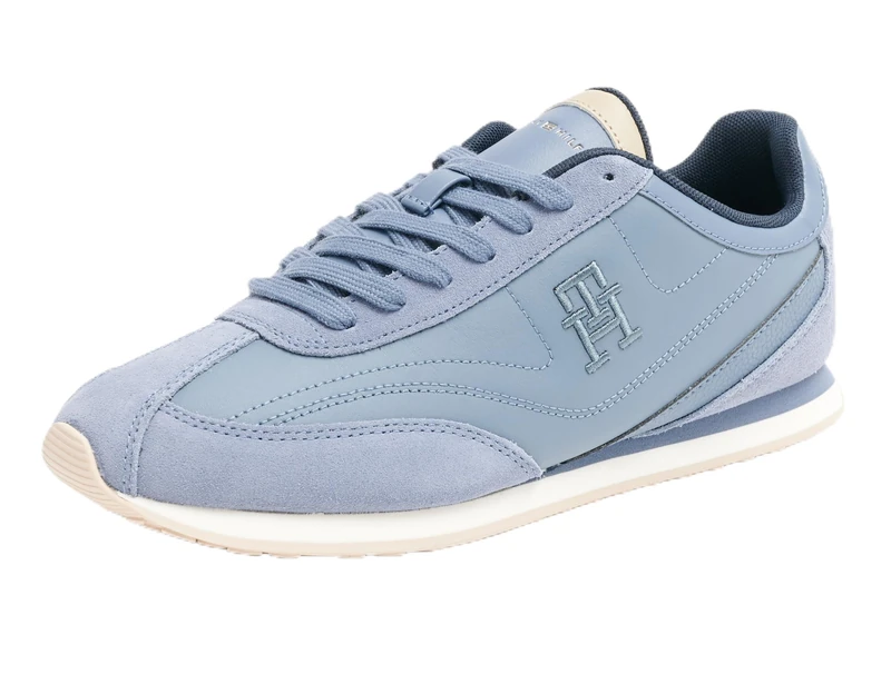 Tommy Hilfiger Women’s Heritage Low Top Runner Trainers, Blue (Faded Ink), 5