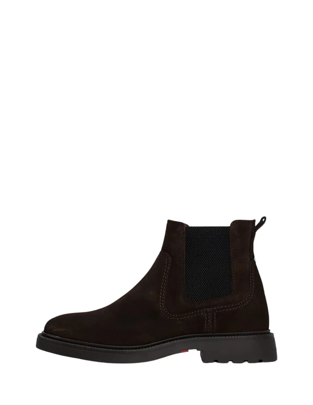 Tommy Hilfiger Men’s Comfort Elegant Chelsea Boots, Brown (Dark Coffee), 6,5