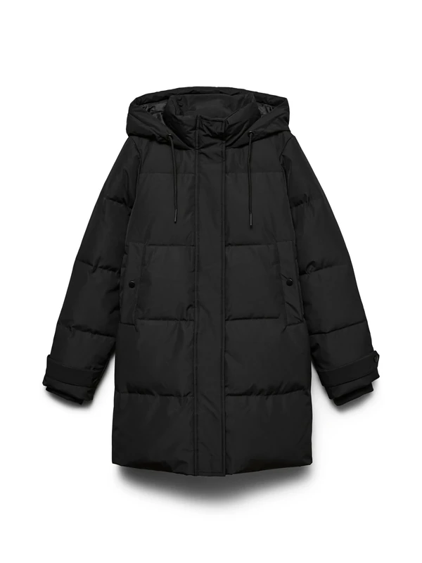 VERO MODA Noos GA Women's VMLEONIELEA DOWN Jacket, Black, XS, black, XS