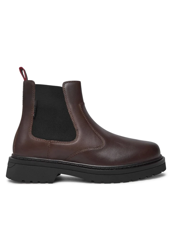 Tommy Jeans Men's Tjm Chelsea Boot (Em0em01469 Mid Boots, Brown Velvet Brown, 10 UK