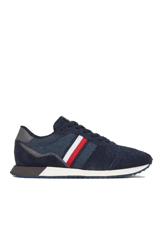 Tommy Hilfiger Men’s Low Top Runner Trainers, Blue (Desert Sky), 6,5