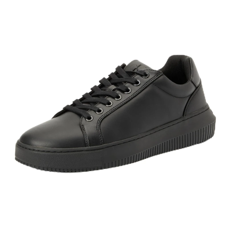 Calvin Klein Men's Chunky Low Top Cupsole Trainers, Black (Triple Black), 6