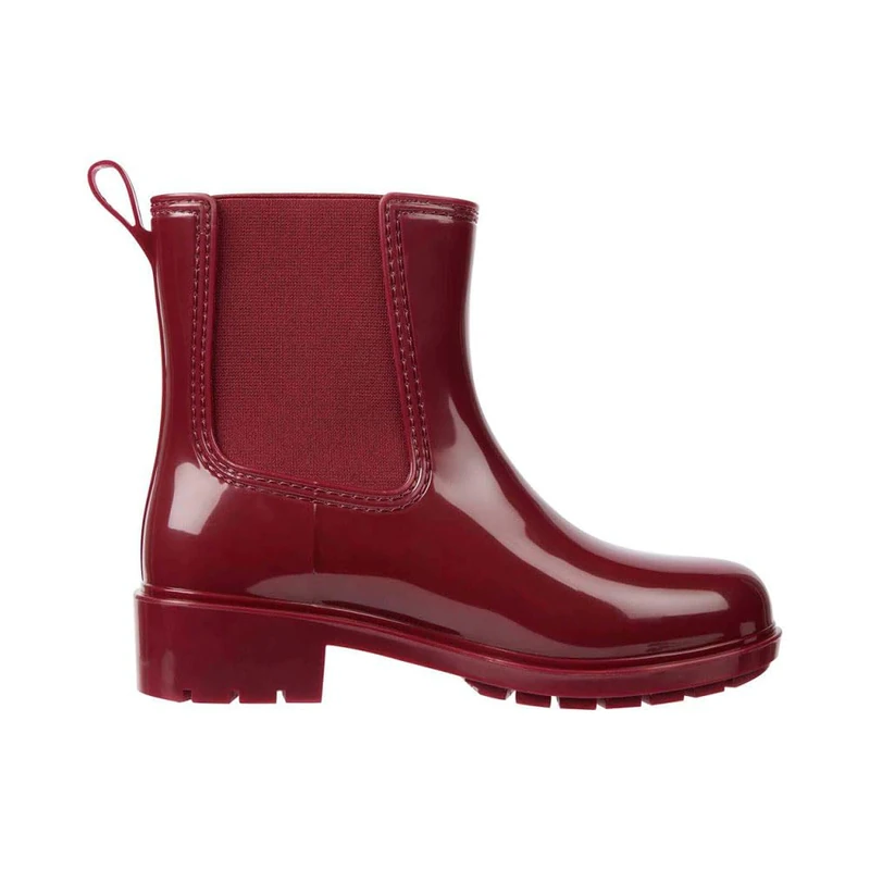 Tommy Hilfiger Women's Nonslip Flag Rainboots, Red (Deep Rouge), 3,5