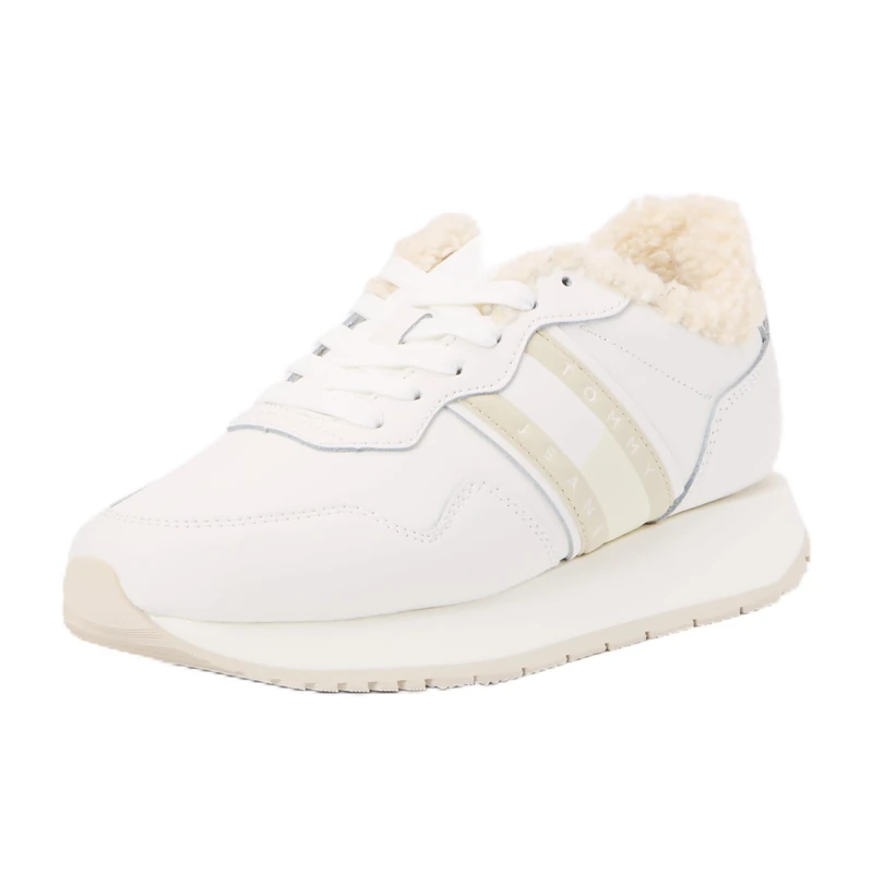 Tommy Jeans Women's Tjw Eva Runner Wl (En0en02594 Low Top, White Ecru, 5 UK