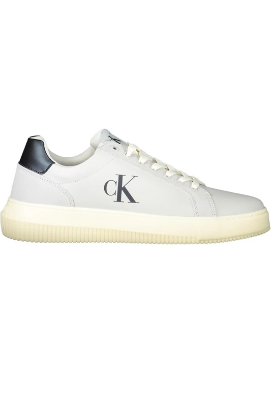Calvin Klein Men's Chunky Authentic Cupsole Trainers, Grey (O Mushroom/C White/Navy), 10