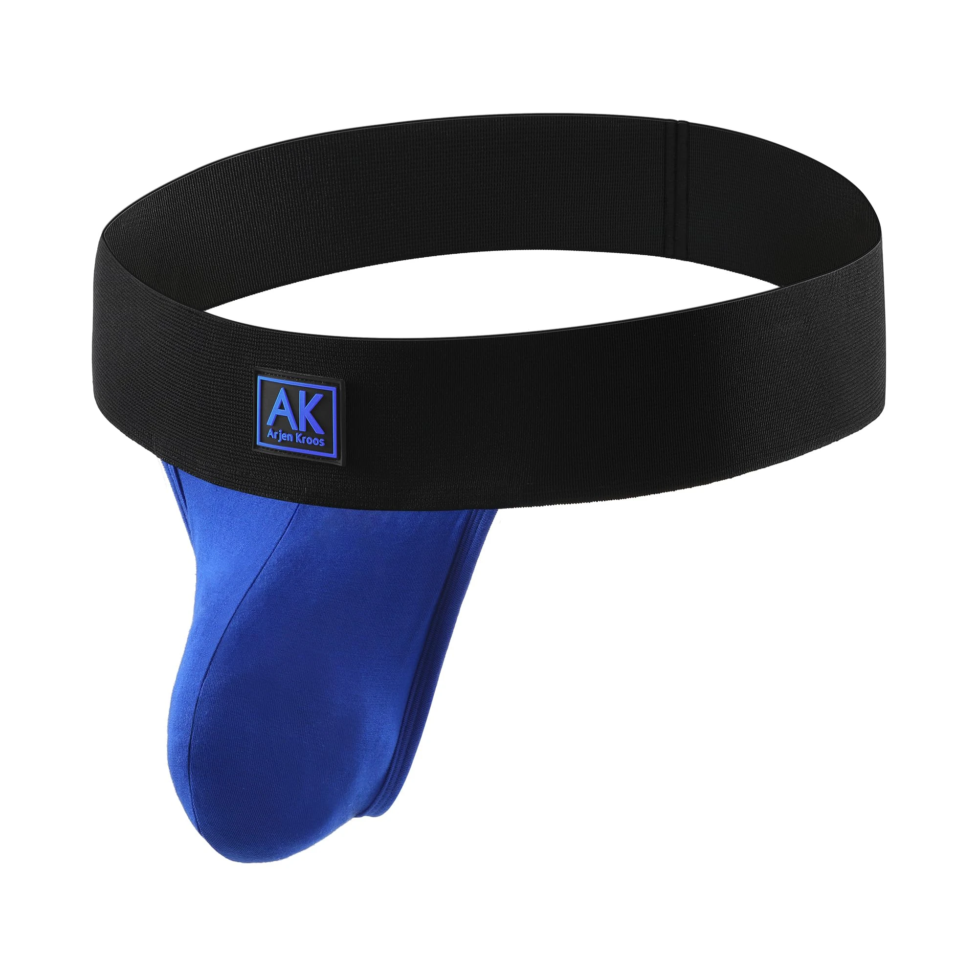 Casey Kevin Men's Jockstrap Pouch Sexy Jock Straps Modal Athletic Supporter Underwear without Leg Strap Dark Blue L