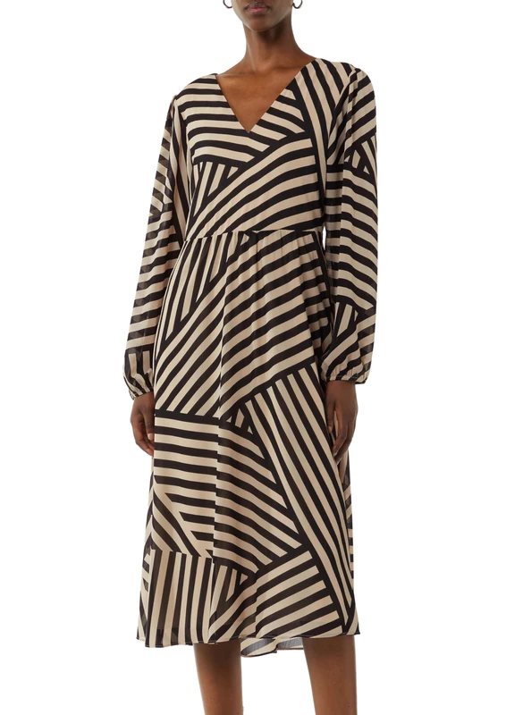 comma Women's 2150125 Dress, 99a2, 10