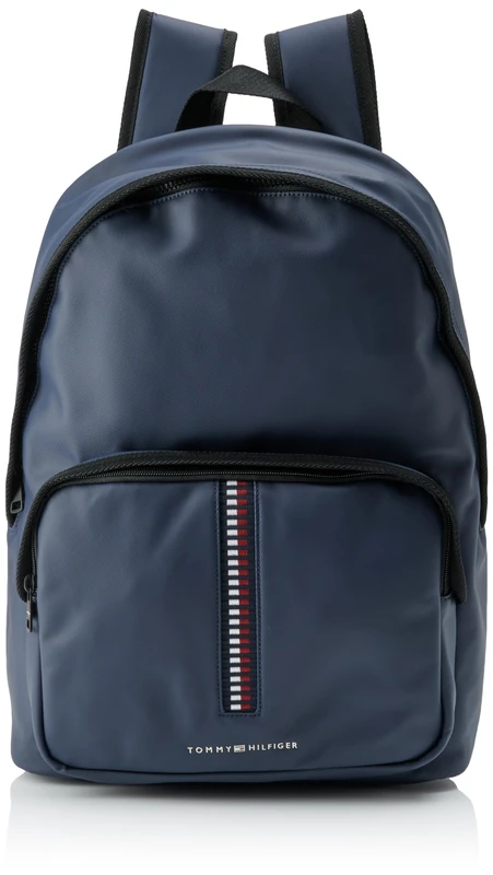 Tommy Hilfiger Men’s Dome Backpack with Laptop Compartment, Blue (Space Blue), One Size