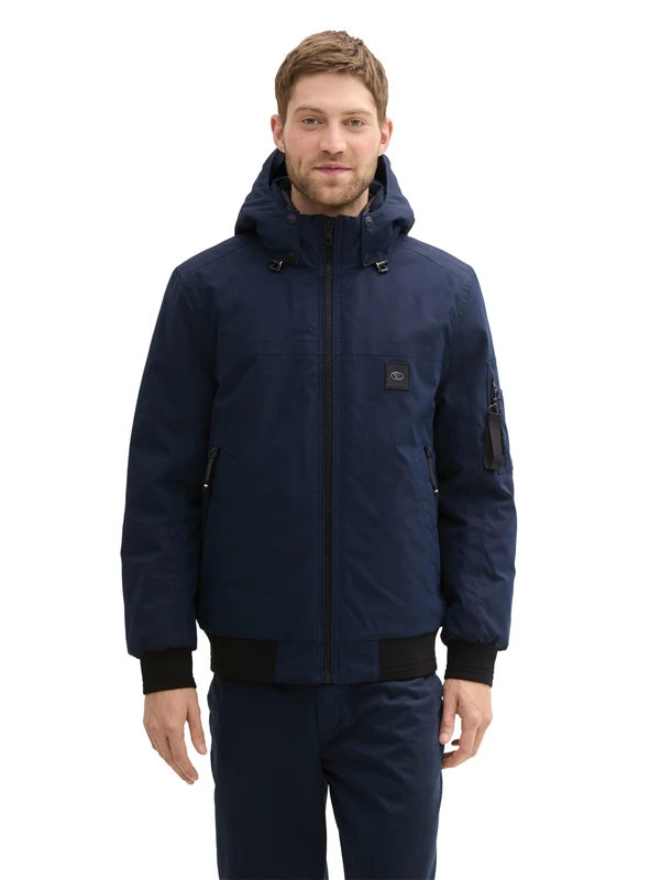 TOM TAILOR Men's 1041320 Jacket, 10668-Sky Captain Blue, 3XL, 10668 - Sky Captain Blue, XXXL