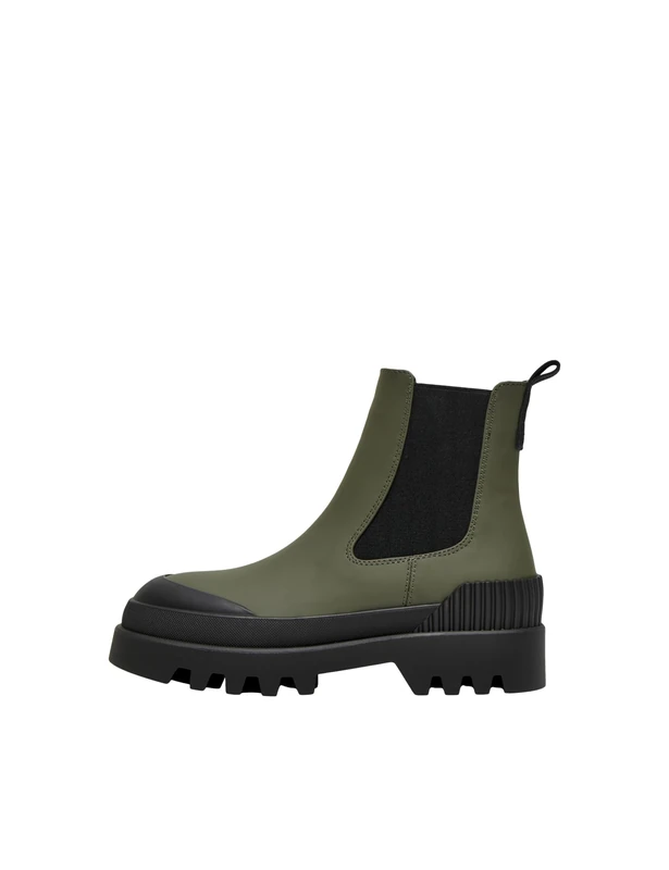 ONLY Women's Onlbuzz-2 PU Boot Noos Ankle Boots, Kalamata, 3.5 UK