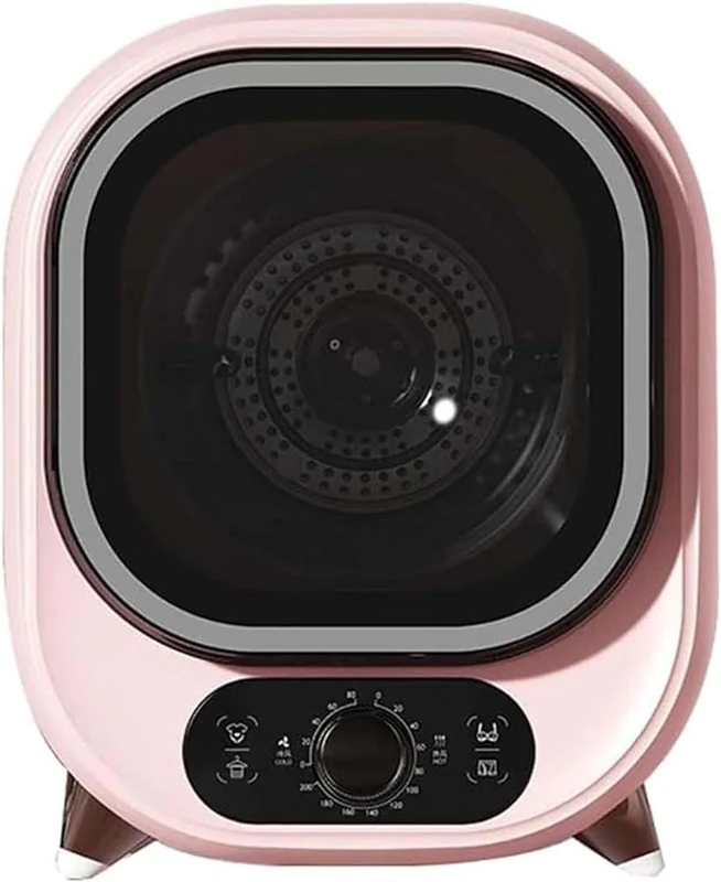 DFANCE Small Tumble Dryer,Portable Condenser Tumble Dryer,5kg Vented Tumble Dryer,Compact, Mini Spin Dryer,0.8kg Load Capacity(Color:pick)