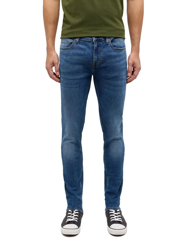MUSTANG Men's Style Atlanta Super Skinny Jeans, Medium Blue 583, 32 W/32 L - Image 1