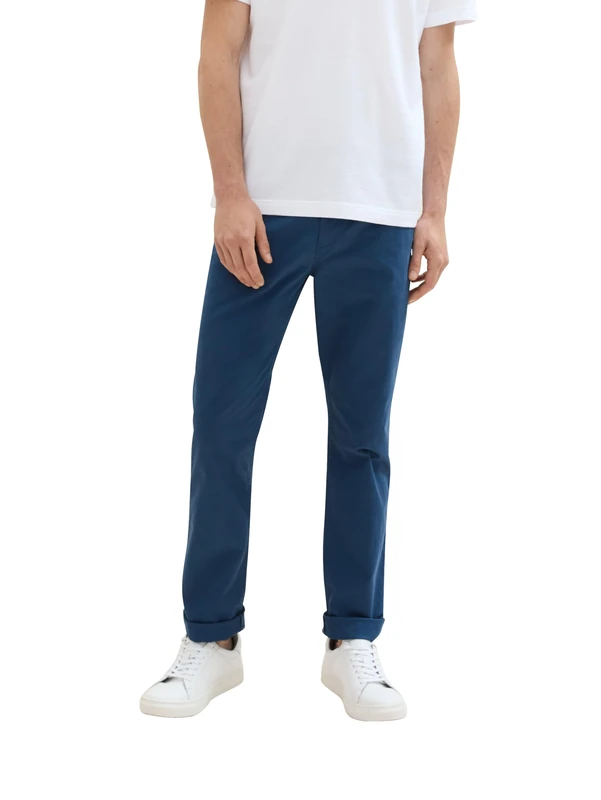 TOM TAILOR Men's Regular Trousers, 26779 - Nighttime Blue, 30 W/34 L