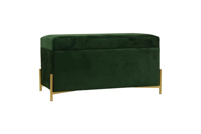 MIMBRE NATURAL Fluffy Green Chest - Image 1