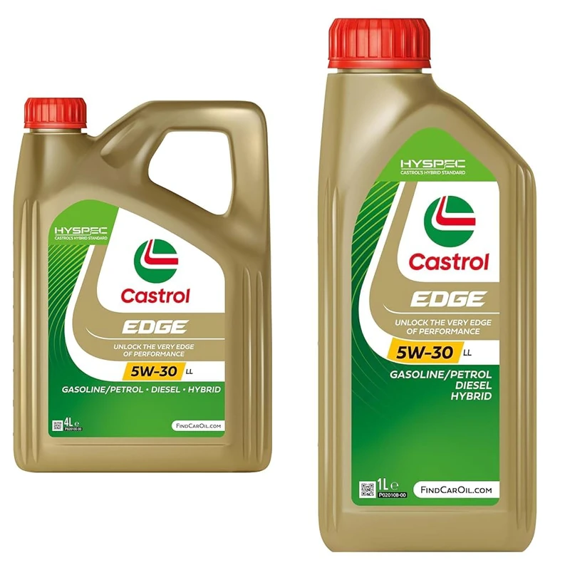 Bundle of Castrol EDGE 5W-30 LL Engine Oil 4L + Castrol EDGE 5W-30 LL Engine Oil 1L