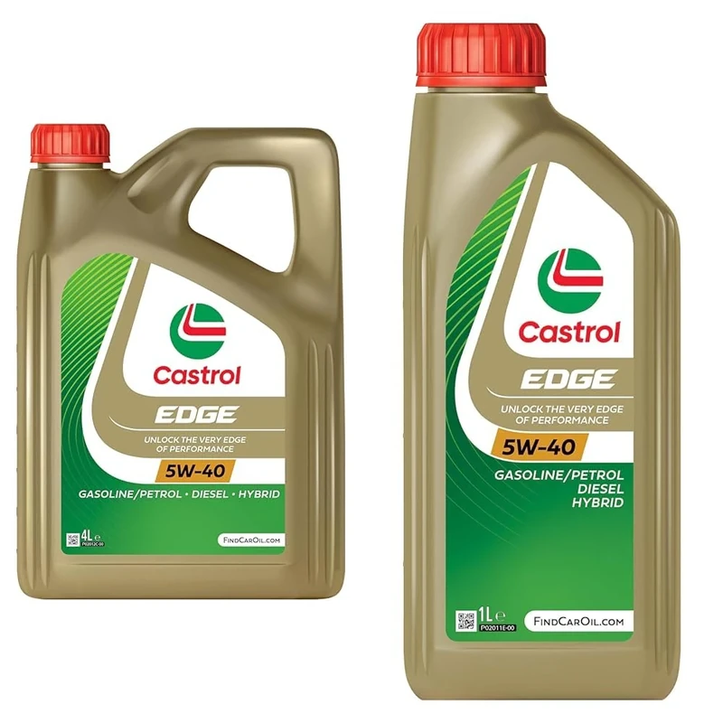 Bundle of Castrol EDGE 5W-40 Engine Oil 4L + Castrol EDGE 5W-40 Engine Oil 1L