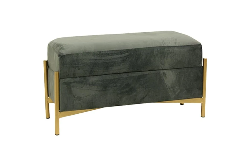 Mimbre Natural BAUL Fluffy Grey - Image 1