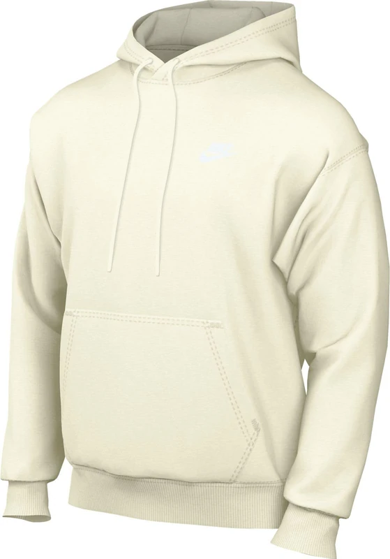 Nike BV2654-134 Sportswear Club Fleece Sweatshirt Men's SAIL/SAIL/WHITE Size XS