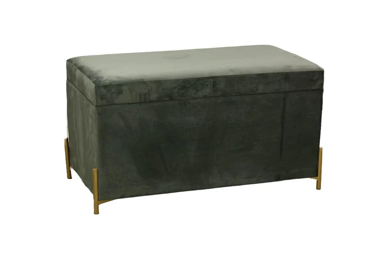Mimbre Natural BAUL Fluffy Grey - Image 1