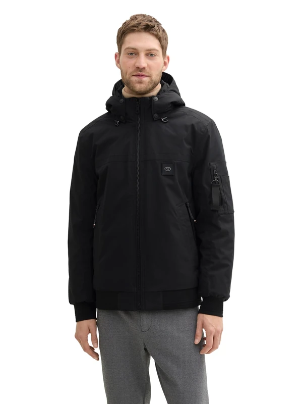 TOM TAILOR Men's Blouson Jacket with Padding, 29999 - Black, 3XL