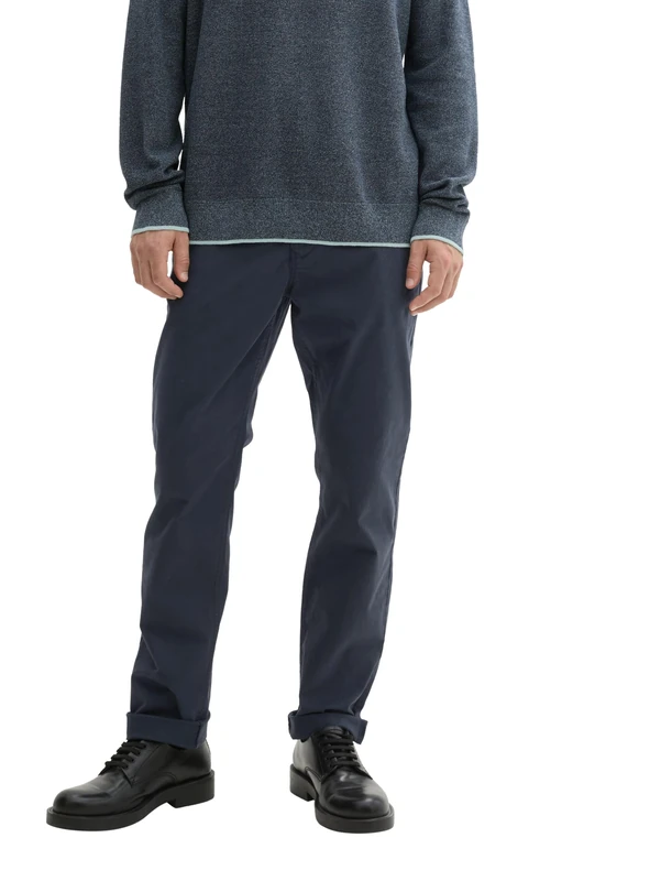 TOM TAILOR Men's Regular Trousers, 10668 - Sky Captain Blue, 28 W/32 L