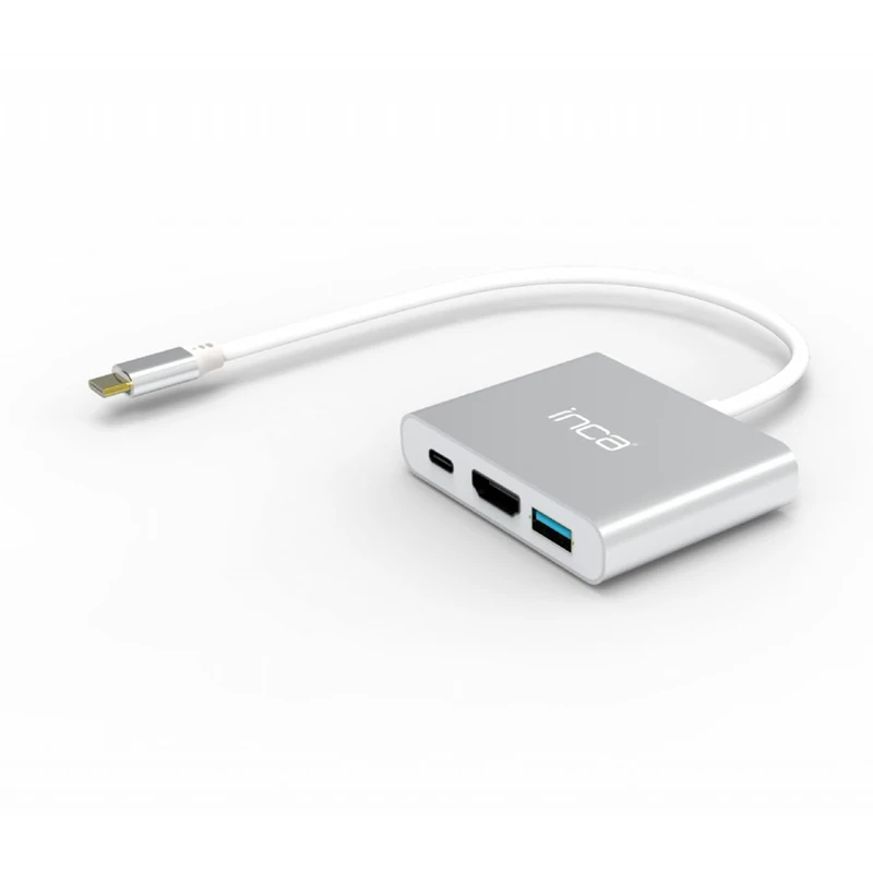 Inca Adapter ITPC-4 Type C > 2xHDMI 4K30Hz, 1xUSB-A, 1xUSB-C