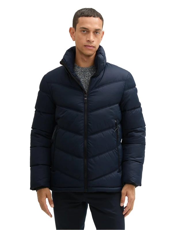 TOM TAILOR Men's 1042207 Jacket, 10668-Sky Captain Blue, XXL, 10668 - Sky Captain Blue, XXL
