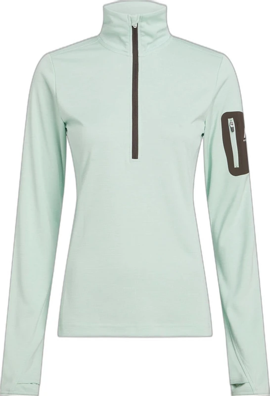McKinley Tampo T-Shirt Melange/Green Light 36