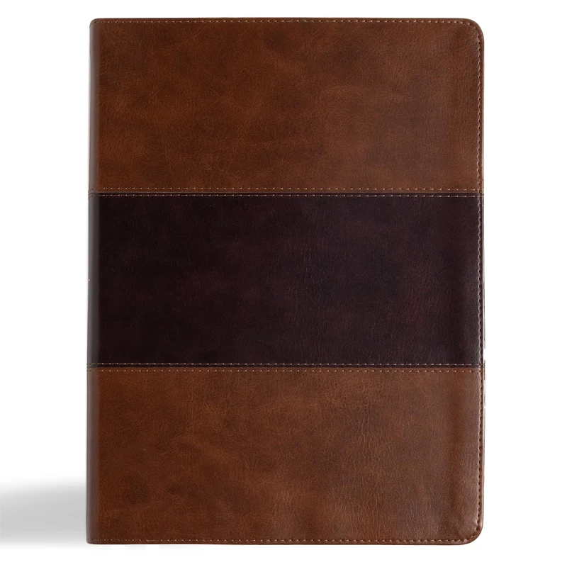 KJV Study Bible, Large Print Edition, Saddle Brown