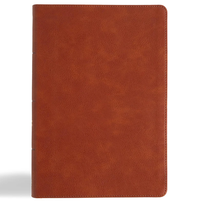 CSB Giant Print Single-Column Bible, Burnt Sienna